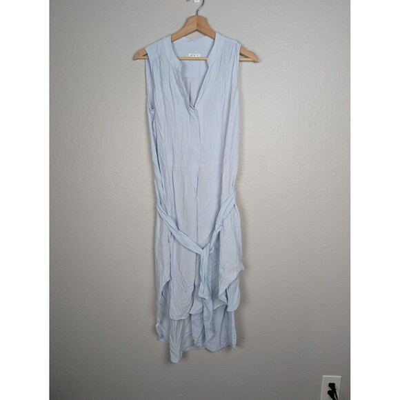 Cabi Dress Womens Small Light Blue Sleeveless V Neck Midi - Picture 1 of 9